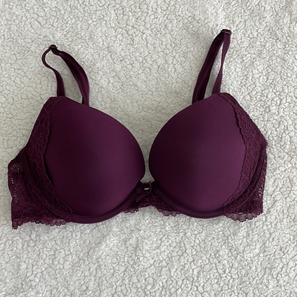 Victoria's Secret Other - Victoria’s Secret Dream angels push-up Bra 32D plum /purple